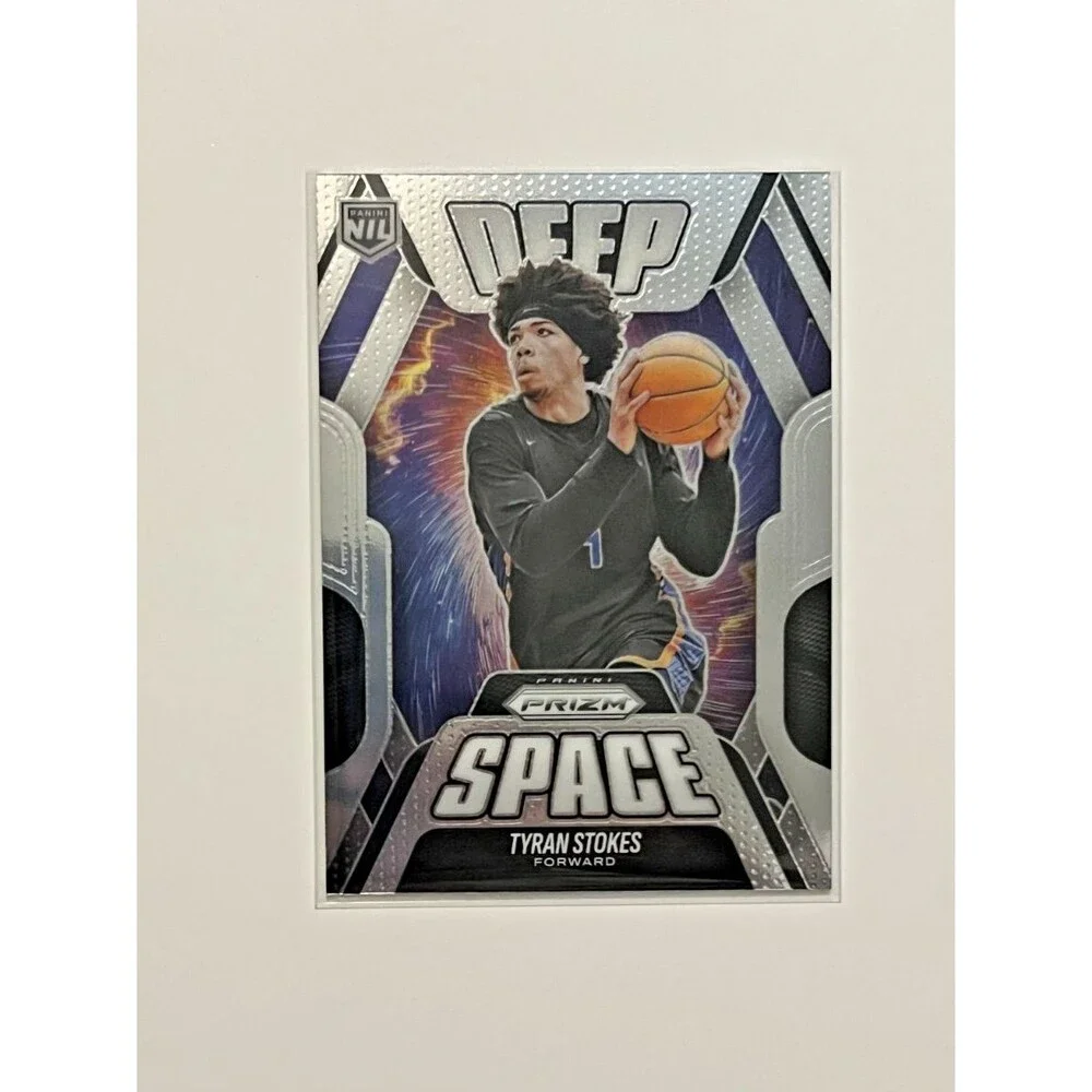 Panini 2025-26 Panini Prizm Basketball Deep Space Tyran Stokes Silver #1